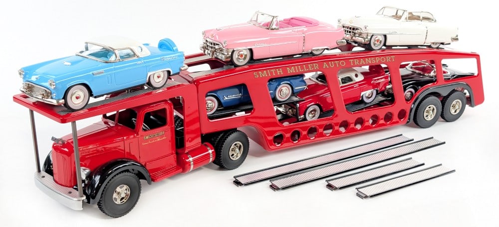 Fred Thompson Smith Miller L Mack Auto Transporter w/ (6) Cars (1 of 19)
