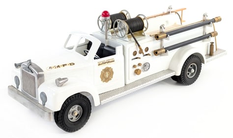 Fred Thompson Smith Miller B Mack Fire Pumper Truck - White