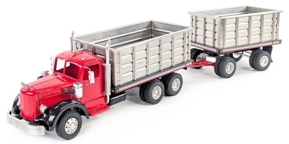 M&J Custom Smith Miller L Mack Grain Truck w/ Pup Trailer