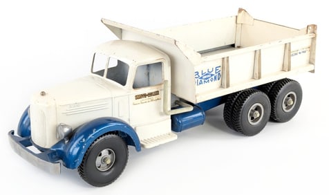 Original Smith Miller L Mack Blue Diamond Service Hydraulic Dump Truck