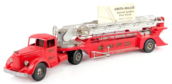 Original Smith Miller L Mack Aerial Ladder Fire Truck