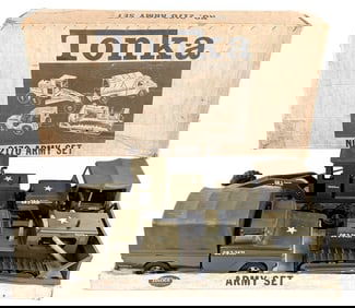 Tonka No. 2170 4-Piece Army Set w/ Box