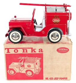 Tonka No. 425 Jeep Pumper w/ Box