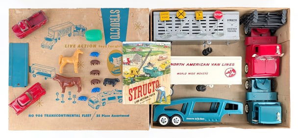 Structo No. 906 Transcontinental Fleet Set w/ Box