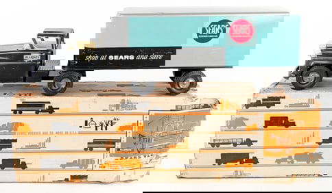 Marx No. 5426 Sears Roebuck and Co. Truck & Trailer w/ Box