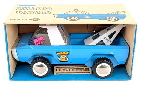 Buddy L No. 5519 Bulldog Wrecker Tow Truck w/ Box