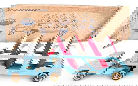 Tonka No. 41 Boat Transport Truck w/ Box - Light Blue