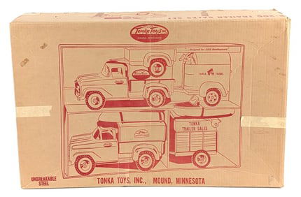 Tonka No. B-206 Trailer Sales Set - Box Only