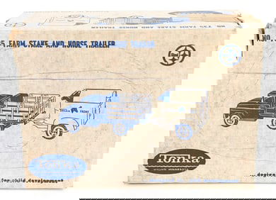 Tonka No. 735 Farm Stake and Horse Trailer - Box Only