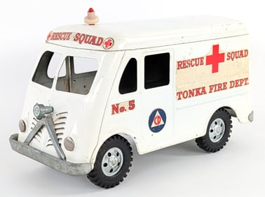 Original Tonka Civil Defense Rescue Squad Metro Van