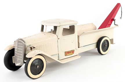 Original Structo Wrecker Tow Truck w/ Electric Headlights