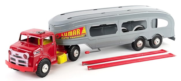 Marx Lumar Auto Transport Car Carrier Truck