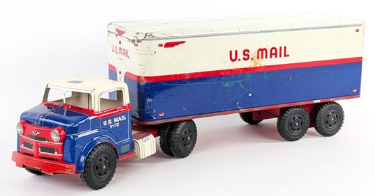 Marx U.S. Mail Truck & Trailer