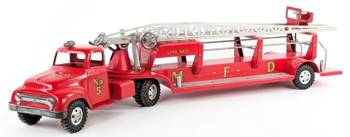 Original Tonka No. 5 Aerial Ladder Fire Truck