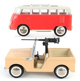 Original Buddy L Desert Rats Colt & "Buddywagen" Volkswagen