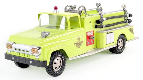 Custom Green Tonka Suburban Pumper Fire Truck