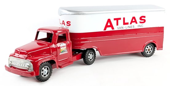 Custom Buddy L Atlas Van Lines Truck and Trailer