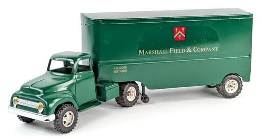 Custom Tonka Marshall Field & Company Truck and Trailer