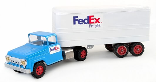 Custom Tonka FedEx Freight Truck and Trailer