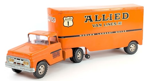 Original Tonka Allied Van Lines Truck and Trailer