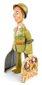 Marx Tin Windup G.I. Joe and the K-9 Pups