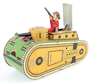 Marx Tin Windup Doughboy Tank