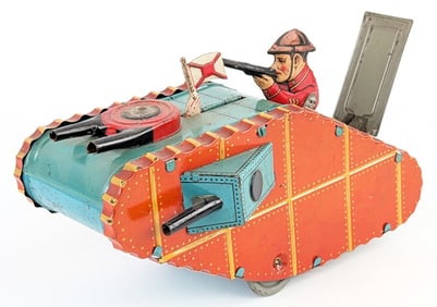 Marx Tin Windup Doughboy Tank