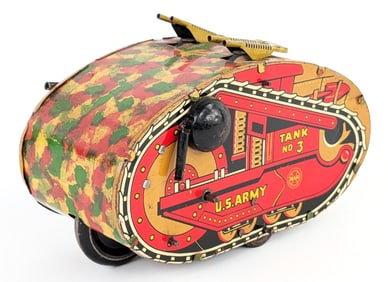 Marx Tin Windup Sparkling Tank No. 3