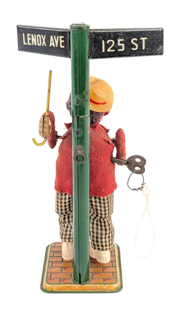 Occupied Japan Windup Harlem Tap Dancer - 5