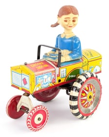 Marx Tin Windup Dora Dipsy Car
