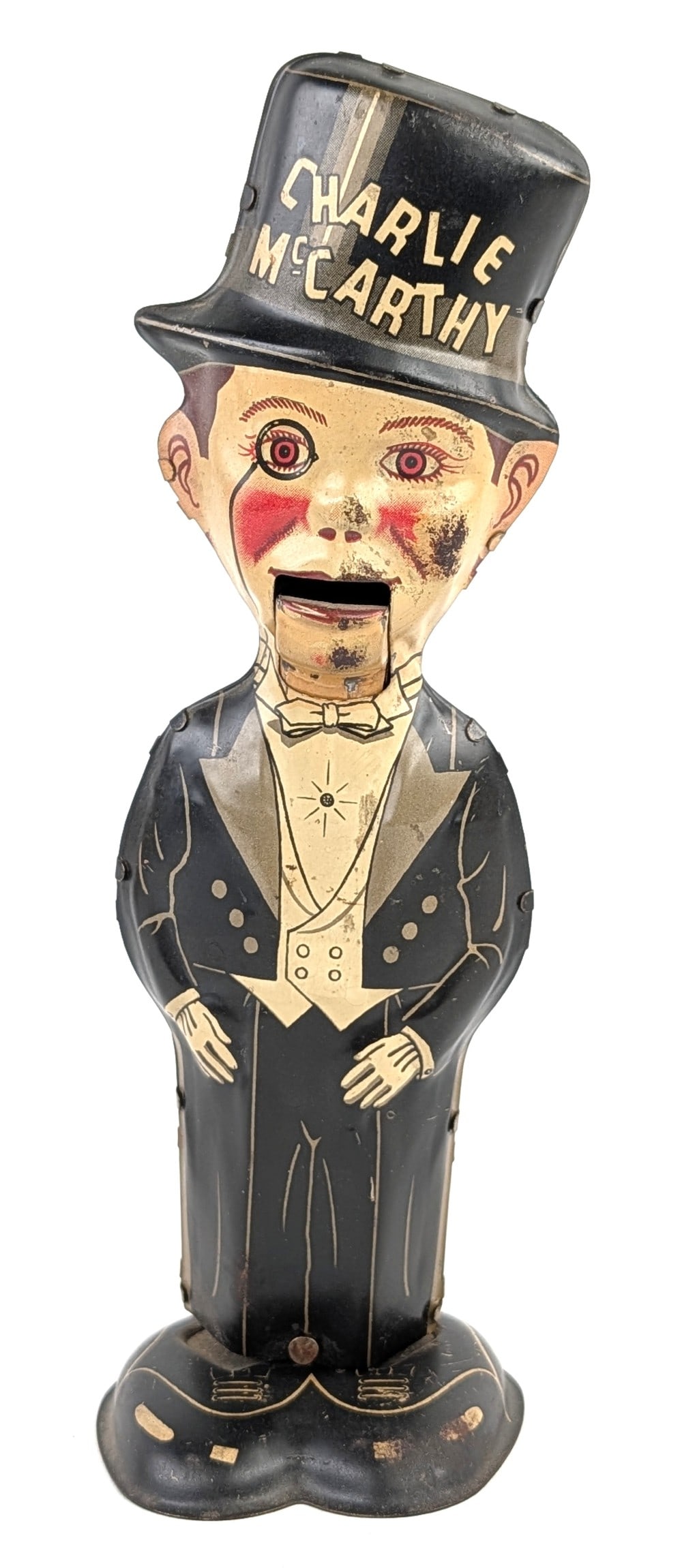 Marx Tin Windup Charlie McCarthy Walker Toy (1 of 8)