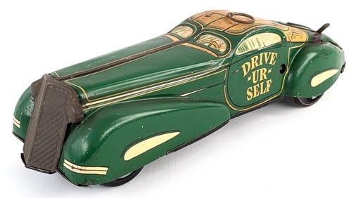 Marx Tin Windup Drive Ur Self Car