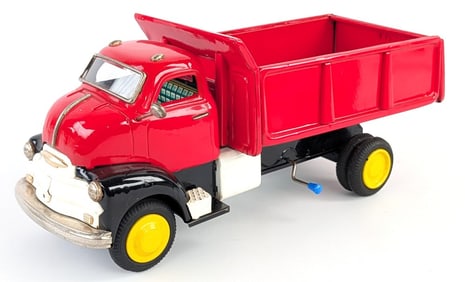 Yonezawa Japan Tin Friction Chevrolet Dump Truck