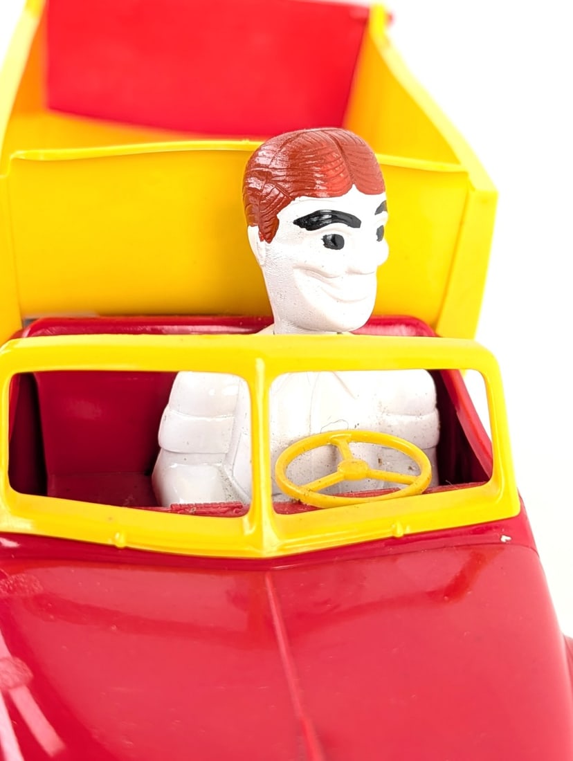 Marx Windup Auto Mac Truck Driver w/ Box - 5