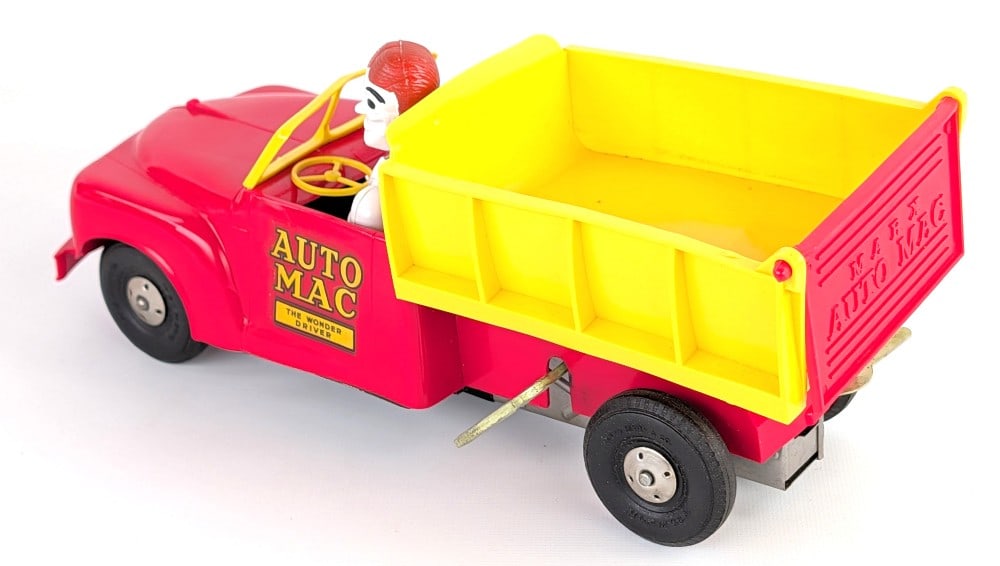 Marx Windup Auto Mac Truck Driver w/ Box - 7