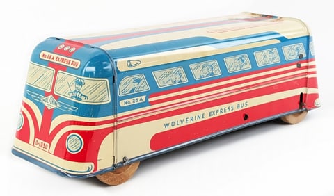 Wolverine Tin Windup Express Bus