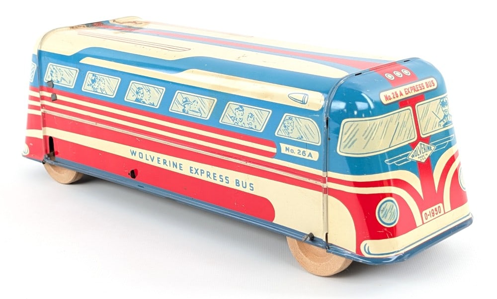 Wolverine Tin Windup Express Bus - 3