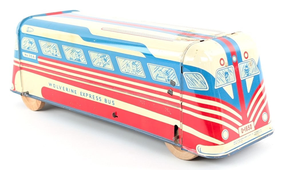 Wolverine Tin Windup Express Bus - 7