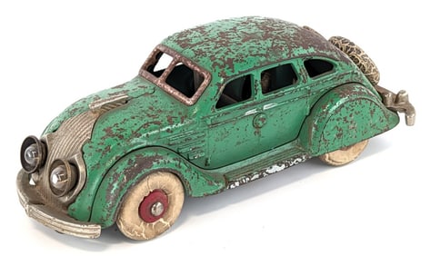 8" Hubley Cast Iron Chrysler Airflow w/ Electric Headlights