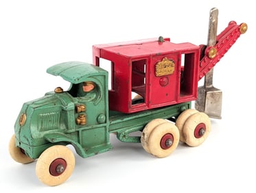Hubley Cast Iron Mack General Steam Shovel Truck