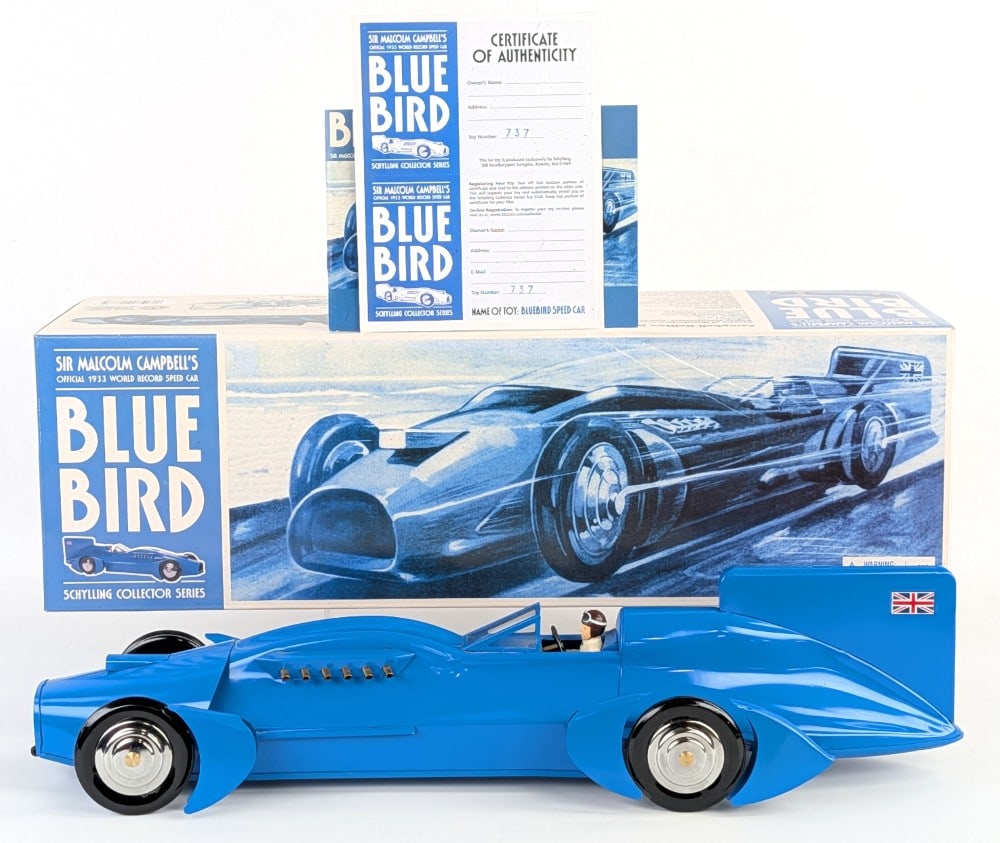 Schylling Tin Windup Blubird 1933 World Record Speed Car (1 of 12)