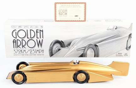 Schylling Tin Windup Golden Arrow 1929 Land Speed Record Car