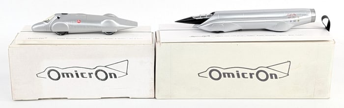 1/43 Scale OmicrOn Art Arfons Green Monster and #10 Infinity Jet Land Speed Cars