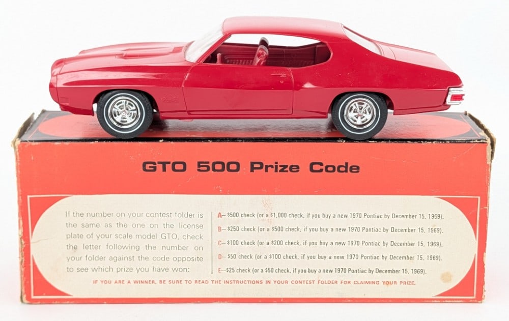 1970 Pontiac GTO 500 Dealer Promo Car w/ Box (1 of 8)