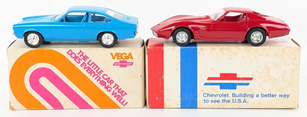 1972 Chevy Vega & 1974 Corvette Dealer Promo Cars (1 of 16)
