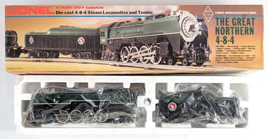 Lionel Great Northern 4-8-4 Steam Locomotive & Tender 6-3100