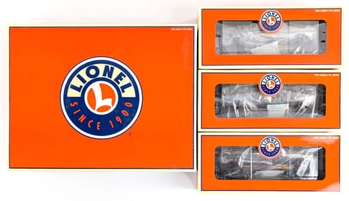 Lionel West Side Lumber Skeleton Log Car 3-Pack 6-19496