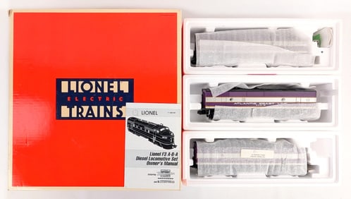 Lionel Atlantic Coast Line F3 A-B-A Diesel Loco Set 6-11903