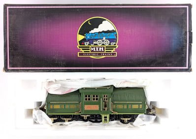 MTH Tinplate Traditions #381E Standard Gauge Electric Loco 2-Tone Green