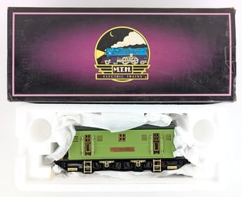 MTH Tinplate Traditions No. 9E Standard Gauge Steam Locomotive 2-Tone Green